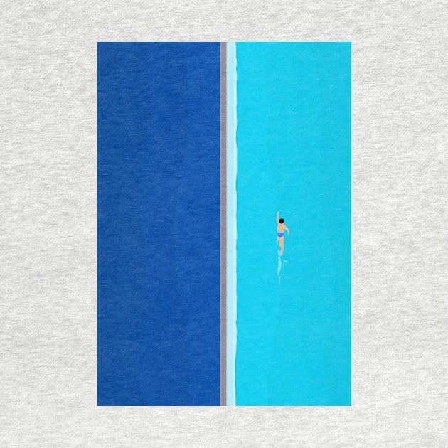 Lone Swimmer by From Above